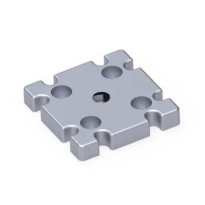 Pabuç Bağlantı Parçası 80X80 M16