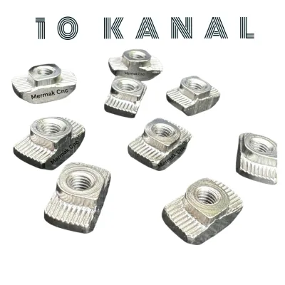 10 Kanal Profil Tırtıllı Somunu m8