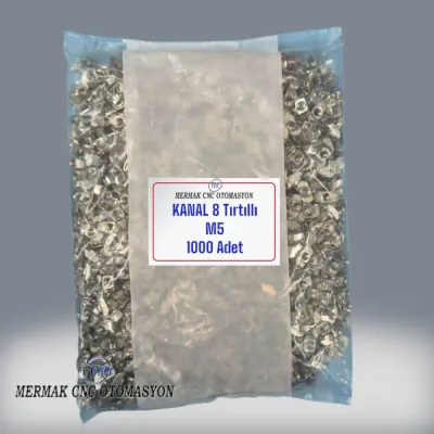 8 Kanal M5 1000 Adet Tırtıllı Somun