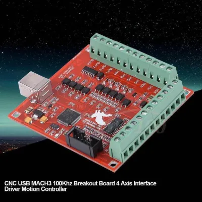 4 Eksen Cnc Usb Mach3 Kontrol Kartı 100 KHZ