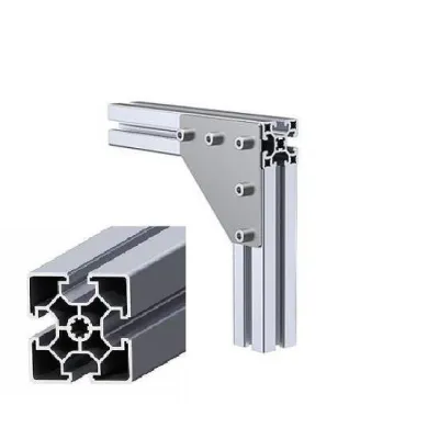 İki Yönlü Bağlantı Sacı 60x60 Tek Kanal Profil K10 Çinko